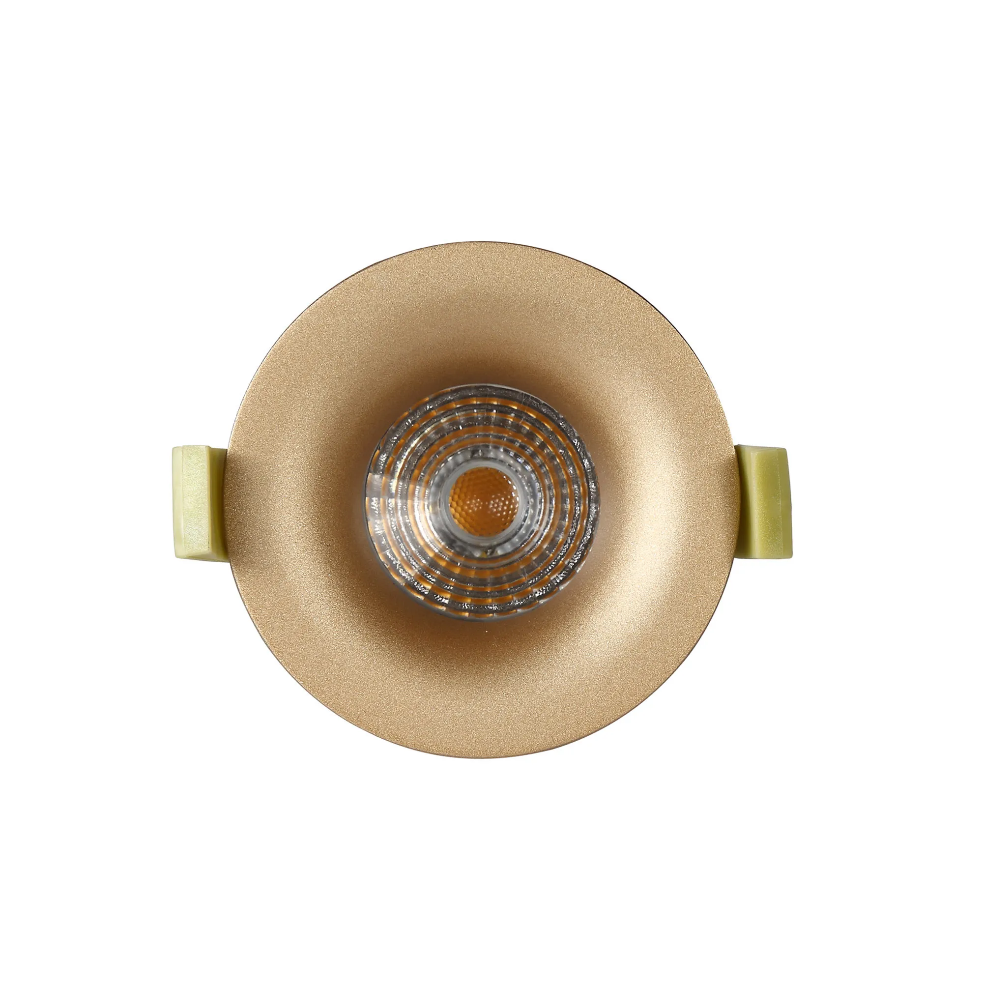 Bruve GU10 Recessed Round Champagne Gold IP65 Downlighter, Cut-Out 68mm DX200405  Dlux Bruve IP65